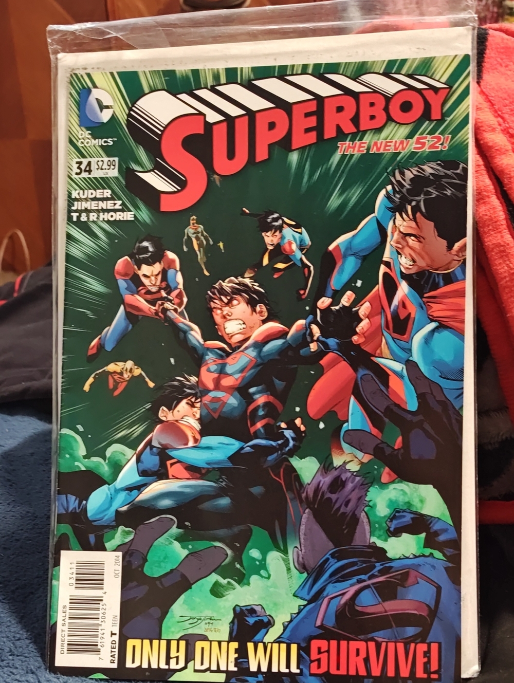 Superboy #34 - DC Comics The New 52 - "Only One Will Survive!"